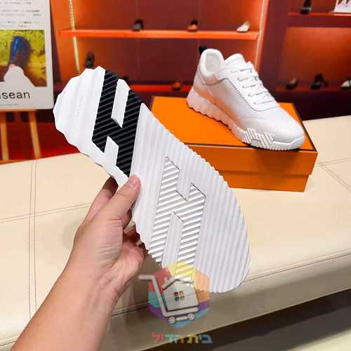 Sneaker Hermes Bouncing aus perforiertem Leder in zwei Farben 2