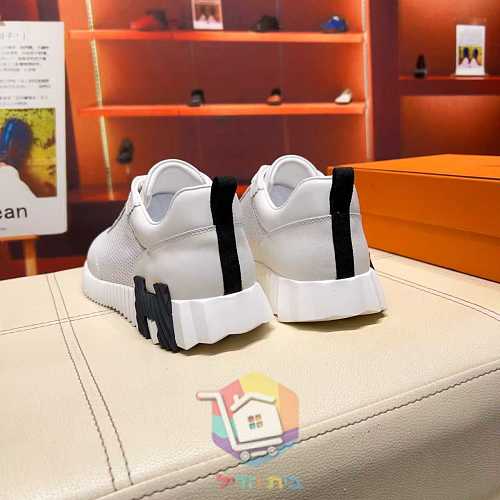 Sneaker Hermes Bouncing aus perforiertem Leder in zwei Farben 5
