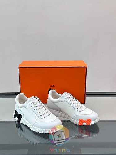 Sneaker Hermes Bouncing in Weiß und Schwarz 5
