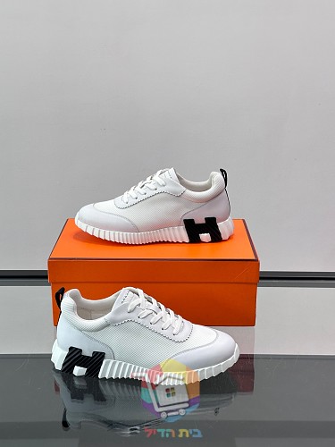 Sneaker Hermes Bouncing in Weiß und Schwarz 6