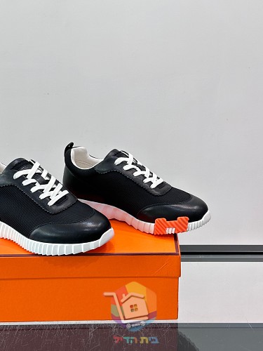 Sneaker Hermes Bouncing in Weiß und Schwarz 11
