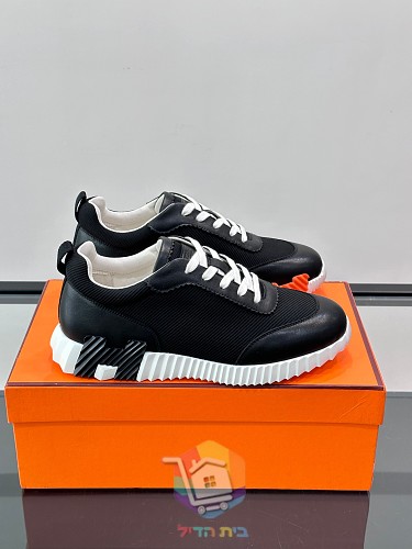 Sneaker Hermes Bouncing in Weiß und Schwarz 17