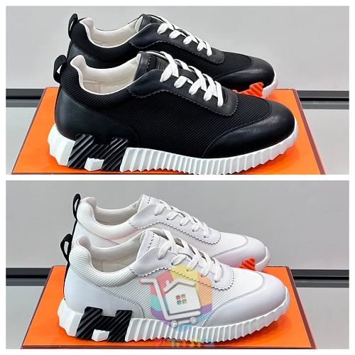 Sneaker Hermes Bouncing in Weiß und Schwarz 18