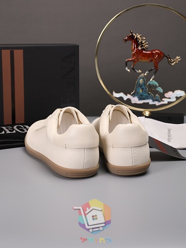 Sneaker Zegna aus genarbtem Leder in vier Farben 22