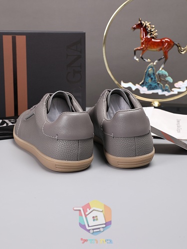 Sneaker Zegna aus genarbtem Leder in vier Farben 29