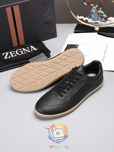 Sneaker Zegna aus Leder in vier Farben 10