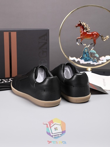 Sneaker Zegna aus Leder in vier Farben 12