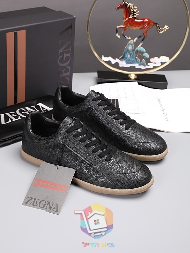 Sneaker Zegna aus Leder in vier Farben 17