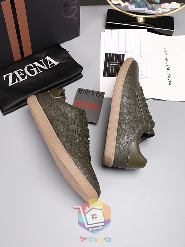 Sneaker Zegna aus Leder in vier Farben 19