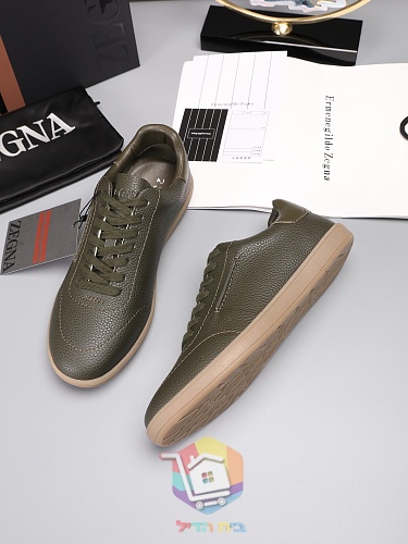 Sneaker Zegna aus Leder in vier Farben 24