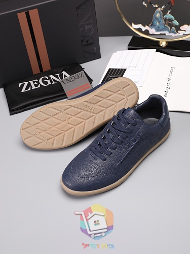 Sneaker Zegna aus Leder in vier Farben 28