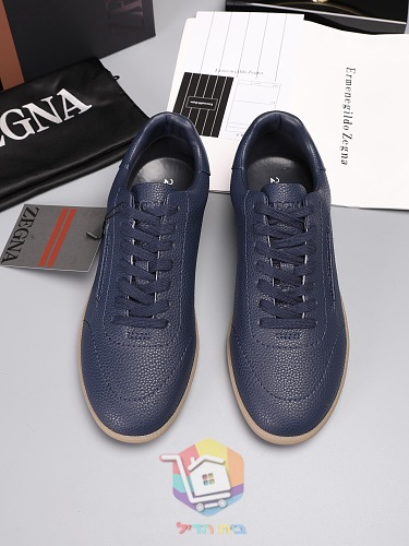 Sneaker Zegna aus Leder in vier Farben 36