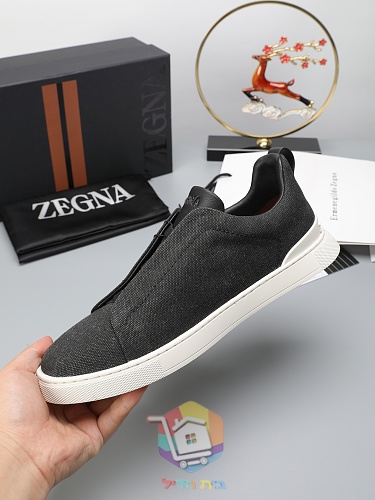 Slip-on-Sneaker Zegna aus Canvas in fünf Farben 12