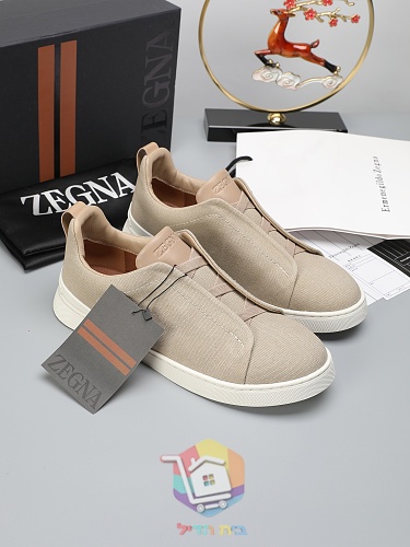 Slip-on-Sneaker Zegna aus Canvas in fünf Farben 46