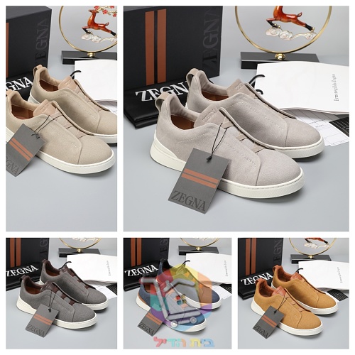 Slip-on-Sneaker Zegna aus Canvas in fünf Farben 55