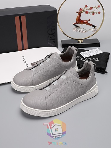 Slip-on-Sneaker Zegna aus Leder in acht Farben 7