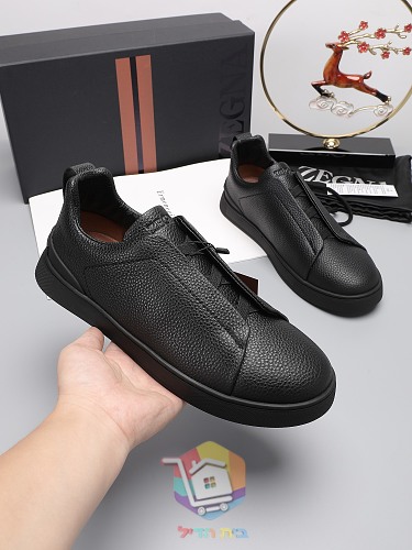 Slip-on-Sneaker Zegna aus Leder in acht Farben 18