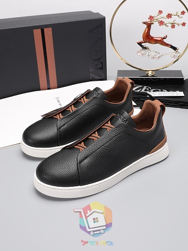 Slip-on-Sneaker Zegna aus Leder in acht Farben 19