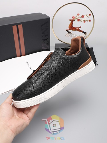 Slip-on-Sneaker Zegna aus Leder in acht Farben 24