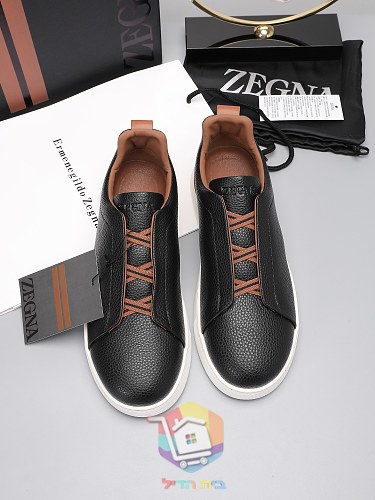 Slip-on-Sneaker Zegna aus Leder in acht Farben 26