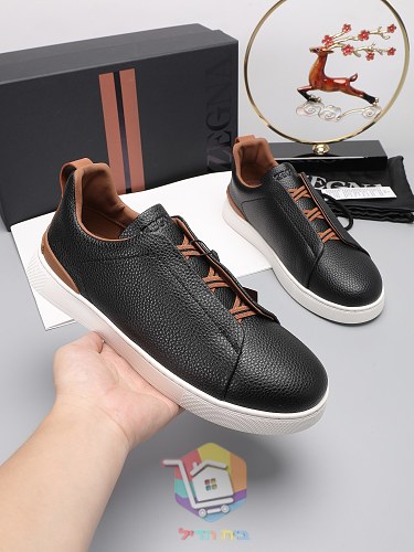 Slip-on-Sneaker Zegna aus Leder in acht Farben 27