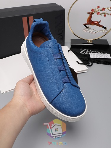 Slip-on-Sneaker Zegna aus Leder in acht Farben 32
