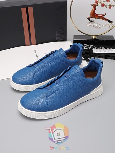 Slip-on-Sneaker Zegna aus Leder in acht Farben 35