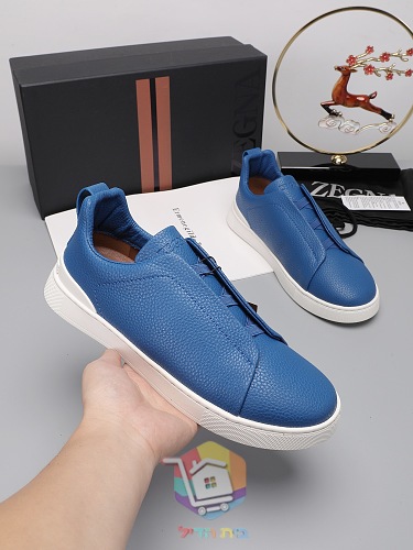 Slip-on-Sneaker Zegna aus Leder in acht Farben 36