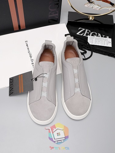 Slip-on-Sneaker Zegna aus Leder in acht Farben 40