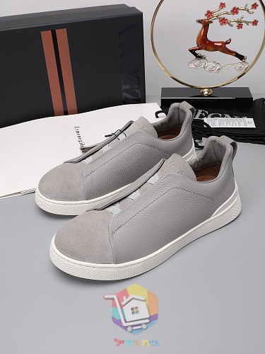 Slip-on-Sneaker Zegna aus Leder in acht Farben 44