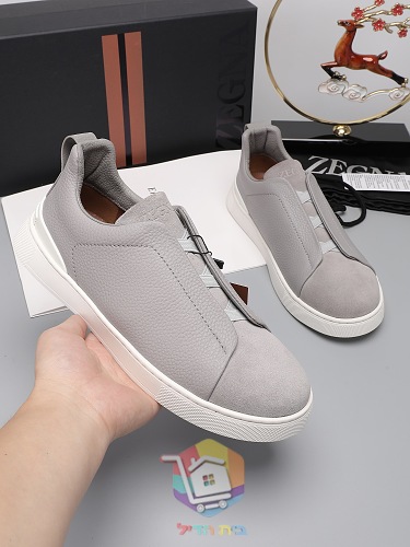 Slip-on-Sneaker Zegna aus Leder in acht Farben 45