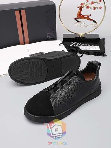 Slip-on-Sneaker Zegna aus Leder in acht Farben 48