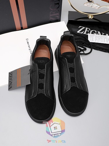 Slip-on-Sneaker Zegna aus Leder in acht Farben 53