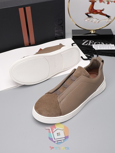 Slip-on-Sneaker Zegna aus Leder in acht Farben 55