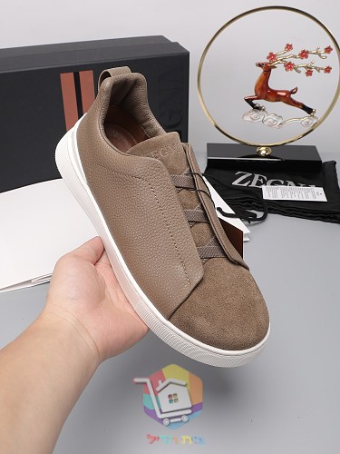 Slip-on-Sneaker Zegna aus Leder in acht Farben 59