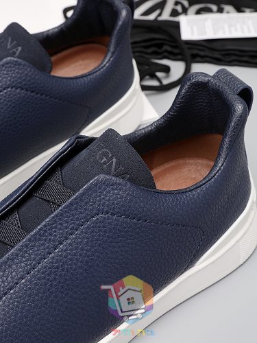 נעלי סליפ-און Zegna Triple Stitch מעור בשמונה גוונים, תמונה 65