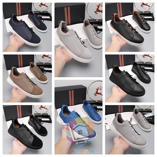 נעלי סליפ-און Zegna Triple Stitch מעור בשמונה גוונים, תמונה 73