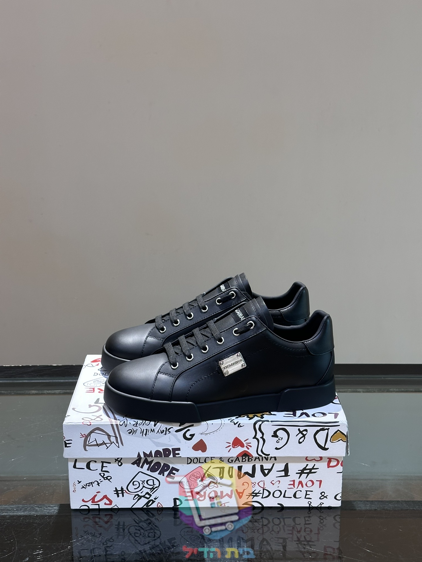 Sneaker Dolce & Gabbana aus Leder in zwei Farben