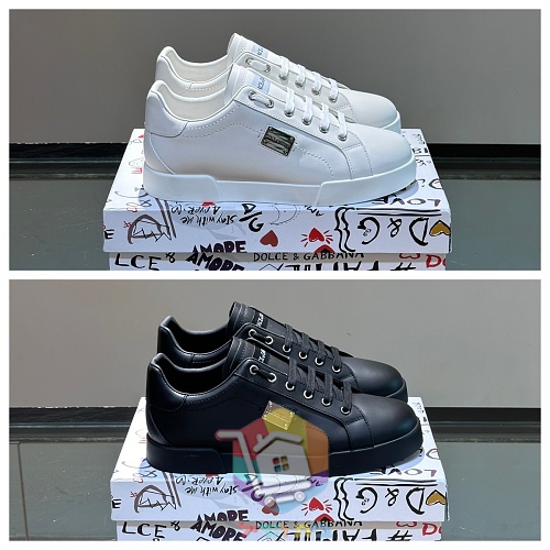 Sneaker Dolce & Gabbana aus Leder in zwei Farben 19