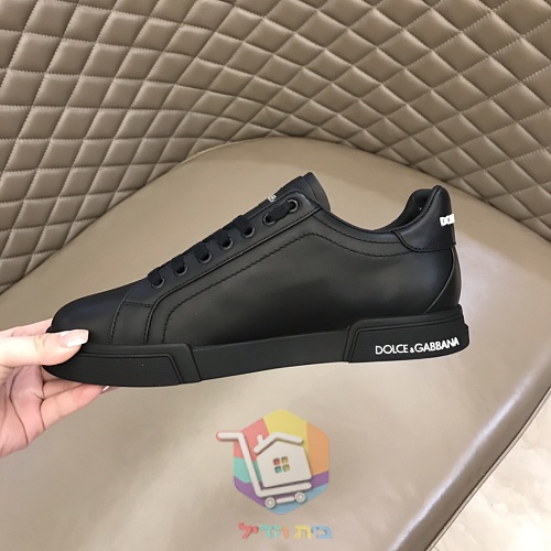 Sneaker Dolce & Gabbana Portofino in Weiß und Schwarz 2