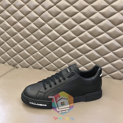 Sneaker Dolce & Gabbana Portofino in Weiß und Schwarz 5