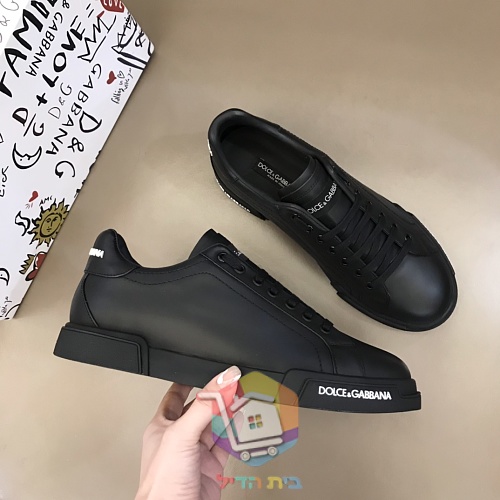 Sneaker Dolce & Gabbana Portofino in Weiß und Schwarz 6