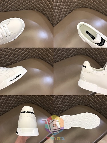 Sneaker Dolce & Gabbana Portofino in Weiß und Schwarz 10