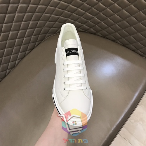 Sneaker Dolce & Gabbana Portofino in Weiß und Schwarz 12