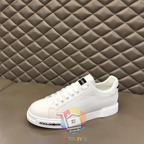 Sneaker Dolce & Gabbana Portofino in Weiß und Schwarz 14