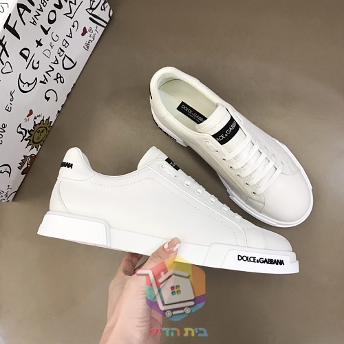Sneaker Dolce & Gabbana Portofino in Weiß und Schwarz 15