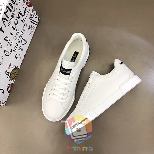 Sneaker Dolce & Gabbana Portofino in Weiß und Schwarz 17