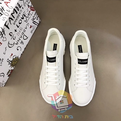 Sneaker Dolce & Gabbana Portofino in Weiß und Schwarz 18