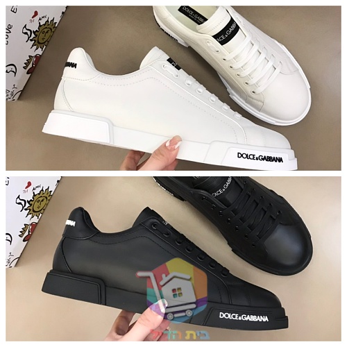 Sneaker Dolce & Gabbana Portofino in Weiß und Schwarz 19