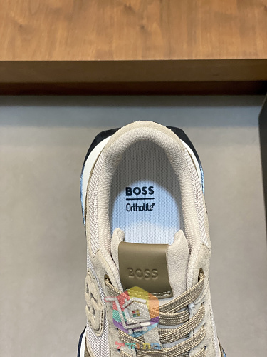 נעלי BOSS Vinston Runn בז', כחול כהה 12